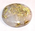 Nice Gold in Quartz CAB, World Famous 16 to 1 !  3