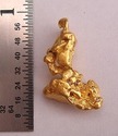 Nice Australian Gold Nugget.Perfect Pendant size!4