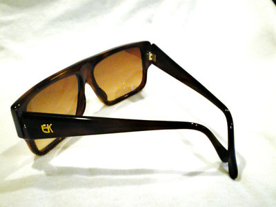 TOLSTY818 : Vintage EMMANUELLE KHANH EK SUNGLASSES 80s Paris ONE OF A