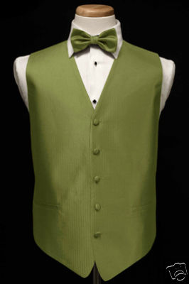 Perfect10Tuxedos : New Herringbone XLarge Tuxedo vest bow tie All
