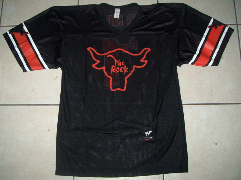 MentalRob : WWF - THE ROCK - (wwe shirt) - XL JERSEY