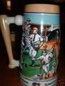 BUDWEISER STEIN MINT! 1991 BASEBALL MUG 