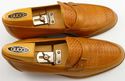 GUCCI sz 41 WOVEN LEATHER STRAP LOAFERS 110097 MEN