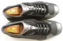 PRADA sz 7 LEATHER & NYLON MESH SNEAKERS 4E0874 ME