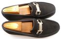 FERRAGAMO sz 8 JAZZ SUEDE GANCINO BIT LOAFERS UR29