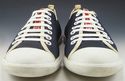 PRADA sz 7.5 NYLON LOW CUT SNEAKERS 4E1938 MENS BL