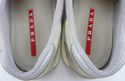 PRADA sz 9 LEATHER & NYLON MESH SNEAKERS PS0906 ME