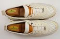 LOUIS VUITTON sz 8.5 PERFORATED LEATHER SNEAKERS M