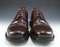 PRADA sz 11 LEATHER PLAIN TOE LACE UP OXFORDS 2E07