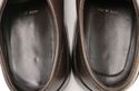 PRADA sz 6.5 LEATHER LOW CUT SNEAKER 2E0637 MENS B