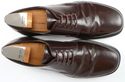 PRADA sz 11 LEATHER PLAIN TOE LACE UP OXFORDS 2E07