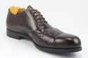 PRADA sz 40 LEATHER WINGTIP OXFORDS 1E4871 MENS BR