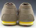 PRADA sz 10 SUEDE LACE UP SNEAKERS 4E2348 MENS GRA