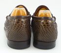 GUCCI sz 6.5 PYTHON HORSE BIT LOAFERS 155182 MENS 