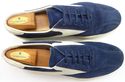 PRADA sz 9.5 SUEDE & LEATHER SNEAKERS 4E0919 MENS 