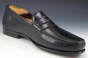 New - SANTONI sz 9.5 EE DUSTIN STRAP LOAFERS MENS 