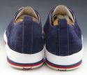 PRADA sz 6.5 SUEDE ROUND TOE LACE UP SNEAKERS 4E24