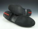 PRADA SPORT sz 9 LEATHER LOAFER 4D1651 MENS BLACK 