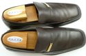 GUCCI sz 8.5 LEATHER APRON TOE LOAFER 1101544 MENS