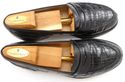 MANOLO BLAHNIK sz 7.5 AMBRA ALLIGATOR LOAFERS MENS