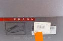 New - PRADA sz 10 LEATHER LOW CUT SNEAKERS 4E2406 