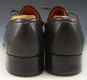 GUCCI sz 46 N LEATHER LACE ACCENT LOAFERS 1100009 