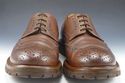 BRUNELLO CUCINELLI sz 46 LEATHER WINGTIP OXFORDS M