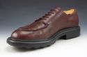 TOD'S sz 8 LEATHER SPLIT TOE OXFORD MENS BROWN fit