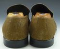 New - GUCCI sz 7 TEXTURED SUEDE PLATE LOAFERS 2474