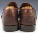 TODS sz 7.5 LEATHER MOCCASIN TOE STRAP LOAFERS MEN