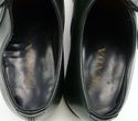 PRADA sz 7 PLAIN TOE LEATHER VELCRO OXFORD MENS DA