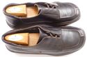 PRADA sz 40 LEATHER TEXTURED SOLE OXFORDS 3300 MEN