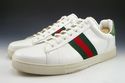 GUCCI sz 13.5 LEATHER LACE UP SNEAKER 12537 MENS W