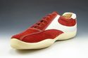 PRADA sz 9.5 SUEDE & LEATHER LACE UP SNEAKERS 4E09