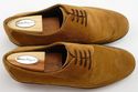 FERRAGAMO sz 9.5 EE SUEDE WINGTIP OXFORD VG5919 ME