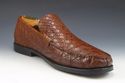 FERRAGAMO sz 7.5 EE CROCODILE LOAFER MS21451 MENS 