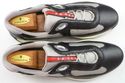 PRADA sz 9 LEATHER & NYLON MESH SNEAKERS PS0906 ME