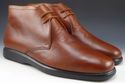 New - SANTONI sz 10.5 LEATHER PLAIN TOE CHUKKA BOO