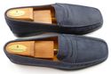 TOD'S sz 10 NUBUCK MOCCASIN TOE STRAP LOAFER MENS 