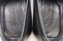 GUCCI sz 9.5 LEATHER BICYCLE TOE LOAFERS 162621 ME