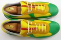 PRADA sz 11.5 LEATHER & MESH SNEAKERS 1151 MENS GR