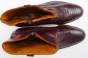 BALLY sz 11 CARSON LIZARD SKIN & LEATHER BOOTS 401