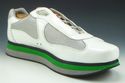 PRADA sz 8.5 PATENT DOUBLE SOLE SNEAKERS 4E2352 ME