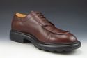 TOD'S sz 8 LEATHER SPLIT TOE OXFORD MENS BROWN fit