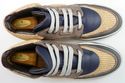 LANVIN sz 13 LEATHER & SUEDE MID TOP SNEAKERS MENS