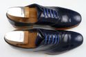 PRADA sz 7 PATENT LEATHER CAP TOE OXFORDS 2EE086 M