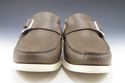 FERRAGAMO sz 7.5 EE BAY LEATHER BOAT SHOE TV40138 