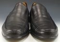 GUCCI sz 10.5 LEATHER MOCCASIN TOE LOAFERS 101741 