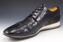 PRADA sz 9.5 LEATHER WINGTIP SNEAKERS 4E2674 MENS 