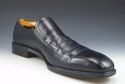 FERRAGAMO sz 11 LEATHER BICYCLE TOE LOAFER UG22218